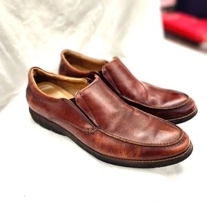 American Classic By Delarentis Men's Sz 12M Loafer Handcrafted Brown Shoes